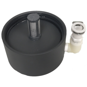 Bottom Cap for Modular Mini-softener with elbow and shut off quick connect | PW-2011